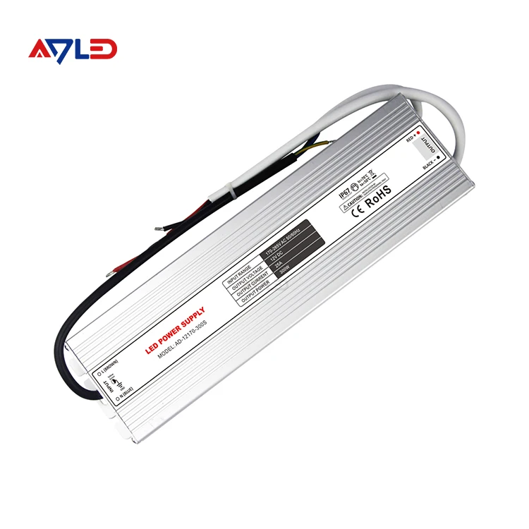 Ultra-Thin 12V/24V 5A-400W IP20 IP67 Slim LED Switching Waterproof Power Supply With Single Output