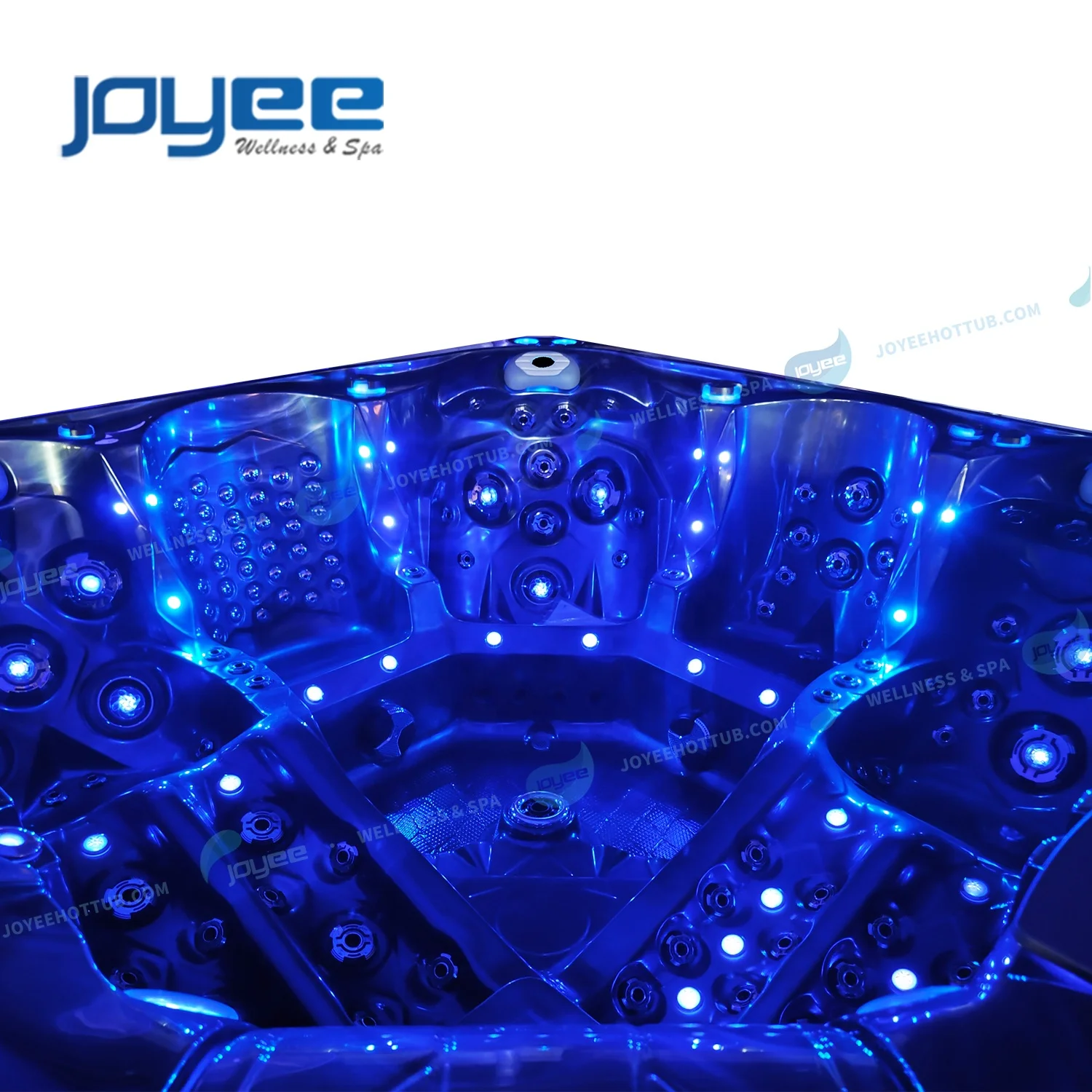 JOYEE Top 3 High Quality Outdoor Indoor Spa Tub Deluxe Five Persons Soaking Massage Body Spa Hot Tub
