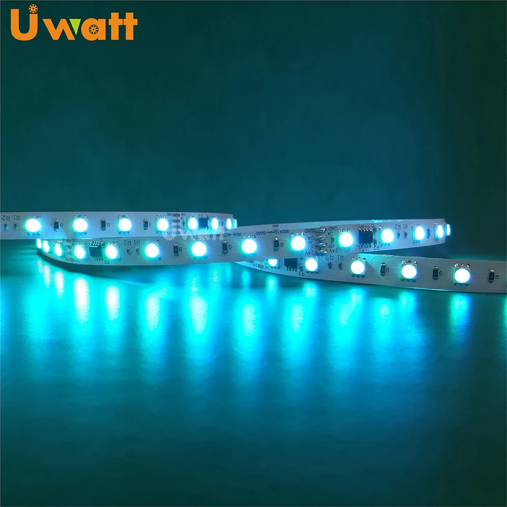 Full Dream Color Addressable Controller 60led/m 12V 24V RGB RGBW WS2811 LED Strip With Decoration
