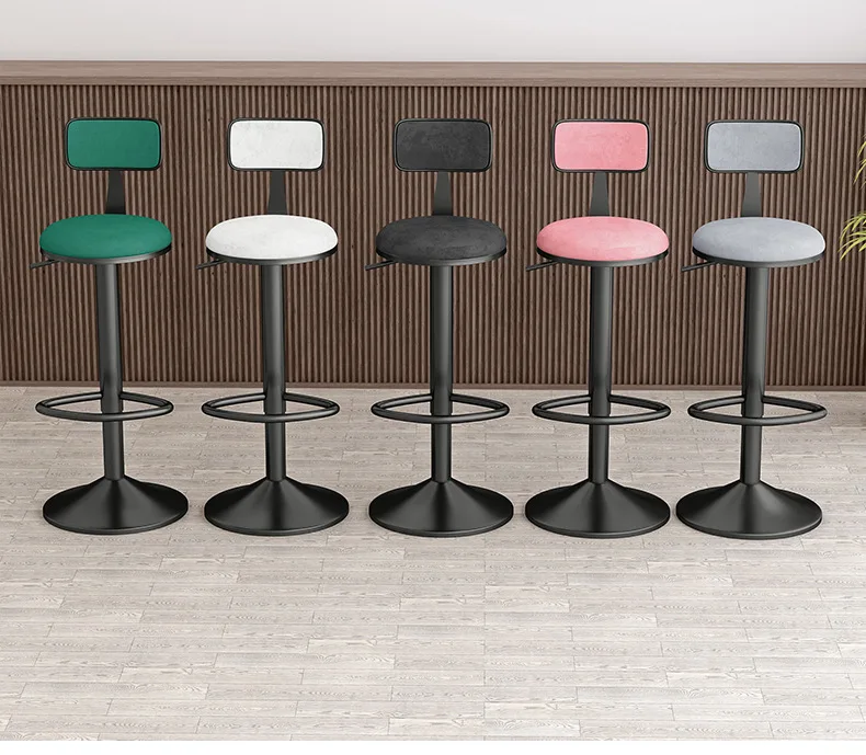 Bar chair Nordic modern minimalist ins light luxury lift rotating chair high stool bar front desk ZY-A68