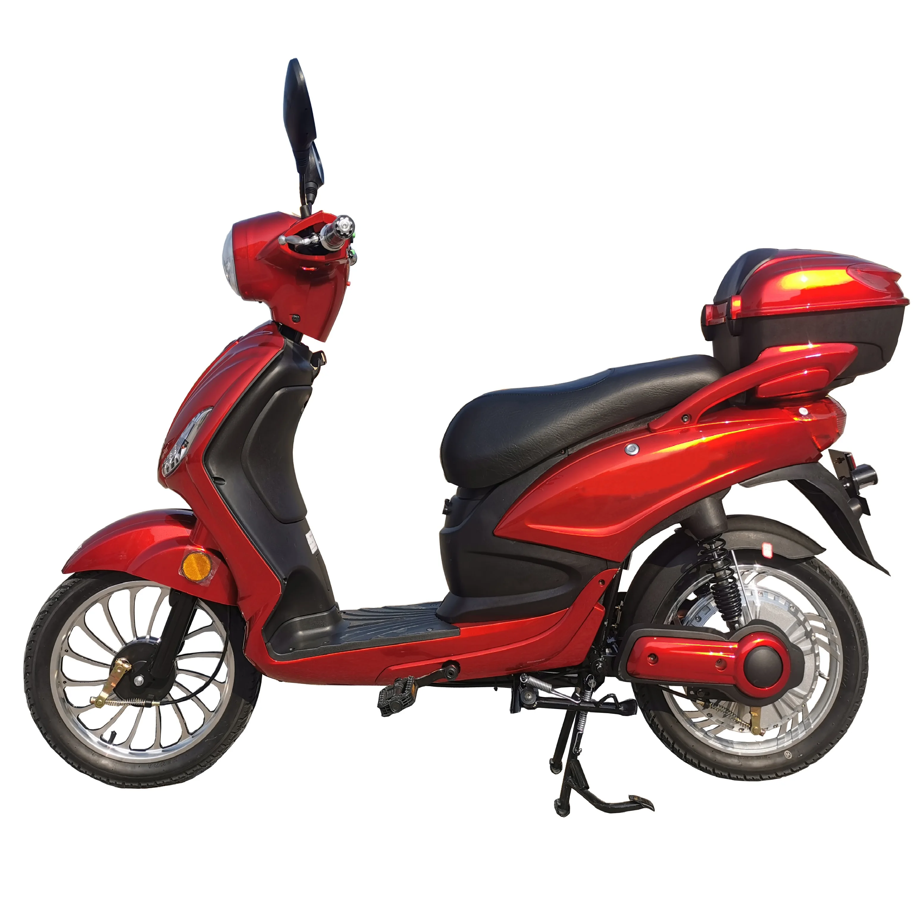 Cheaper High Speed EEC Electric Scooter 48V 20AH 500w 1000w 1500w  Electric bike Motorcycle With pedals drum Brake