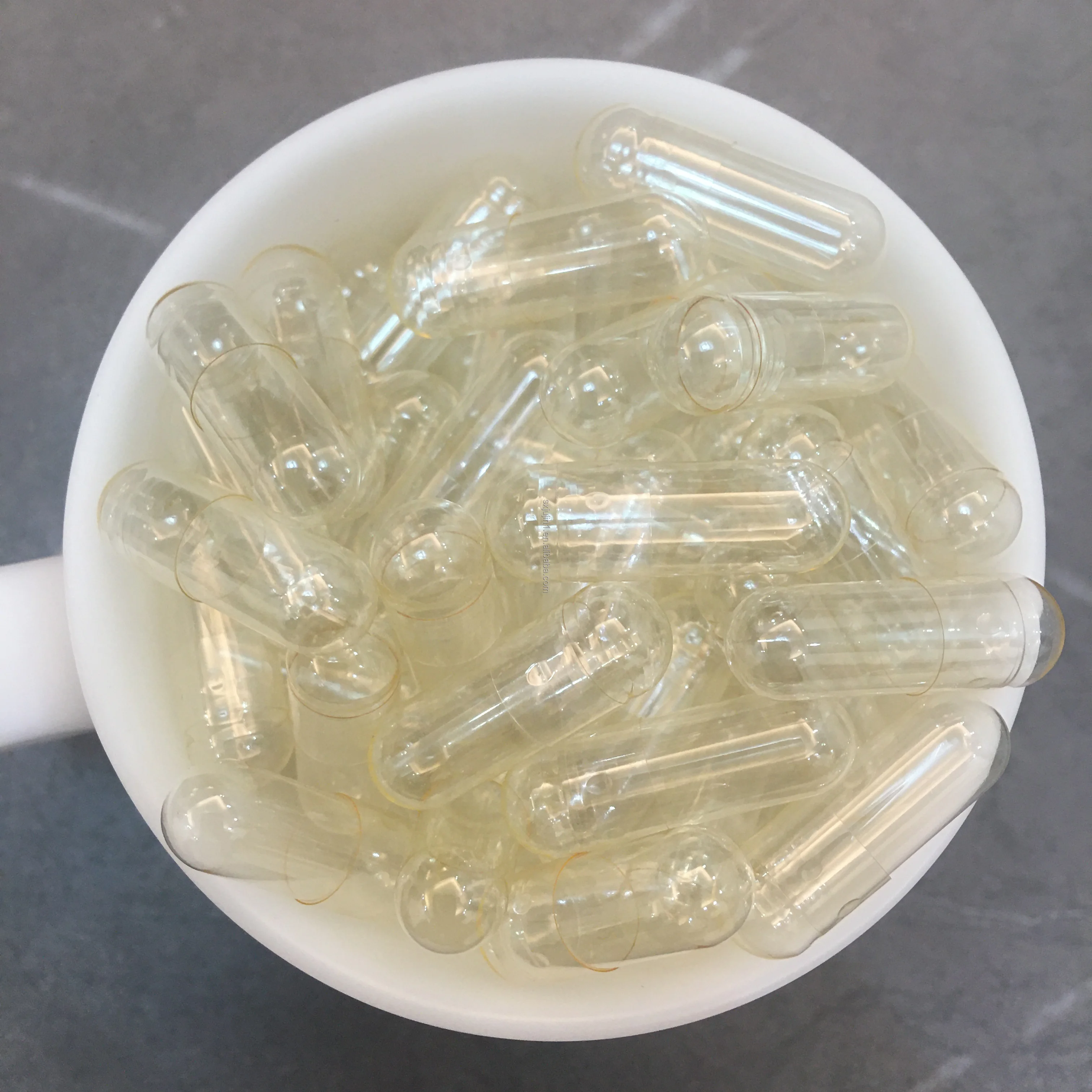 Wholesales Transparent Clear Empty Hard Gelatin Capsules Size 0 00 000 1 2 3 4 5