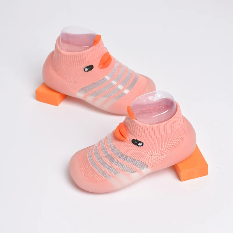 baby socks shoes rubber bottom  anti-slip newborn toddler breathable Little monster soft