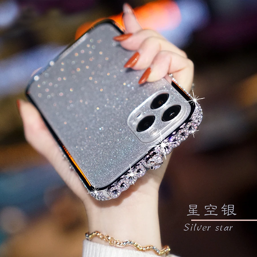 Mobile Phone Customized Color Rose Gold Clear Cell Phone Case For iPhone Accessories Casing