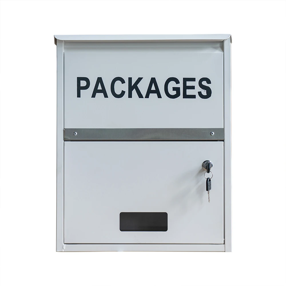 New Style Household Metal Parcel Box Outdoor Newspaper Mailbox Manufacturer Steel Postbox Express Storage Letter Box
