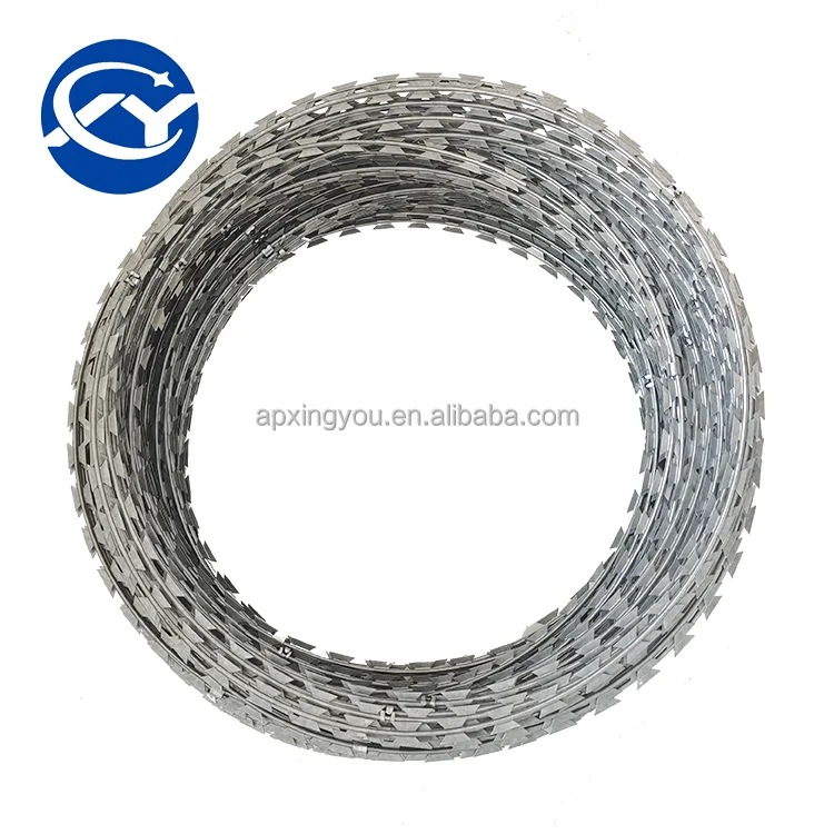 AnPing Manufacture 2022  Manufacture galvanized stainless steel razor barbed wire