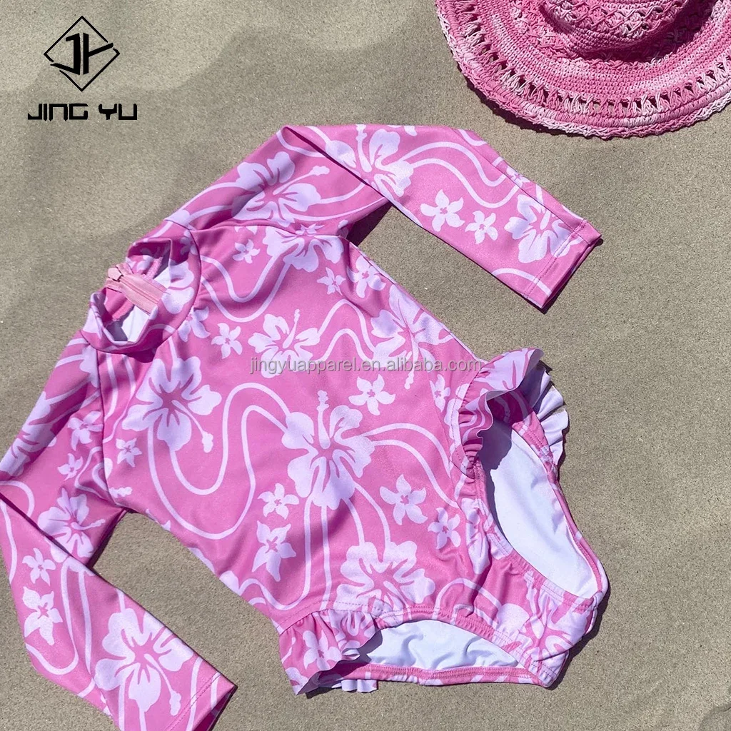 high quality baby swimwear manufacturers custom upf 50 fabric kids bathing suit baby swimwear custom print