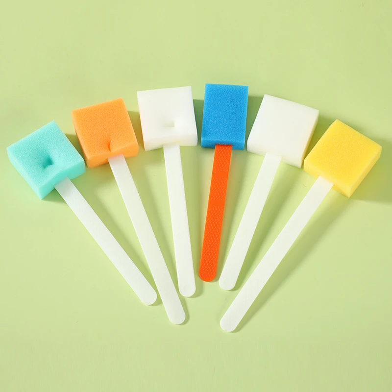 Disposable applicator Sponge brush for wound dressing Medical kit accessories Can be used for household cleaning brush