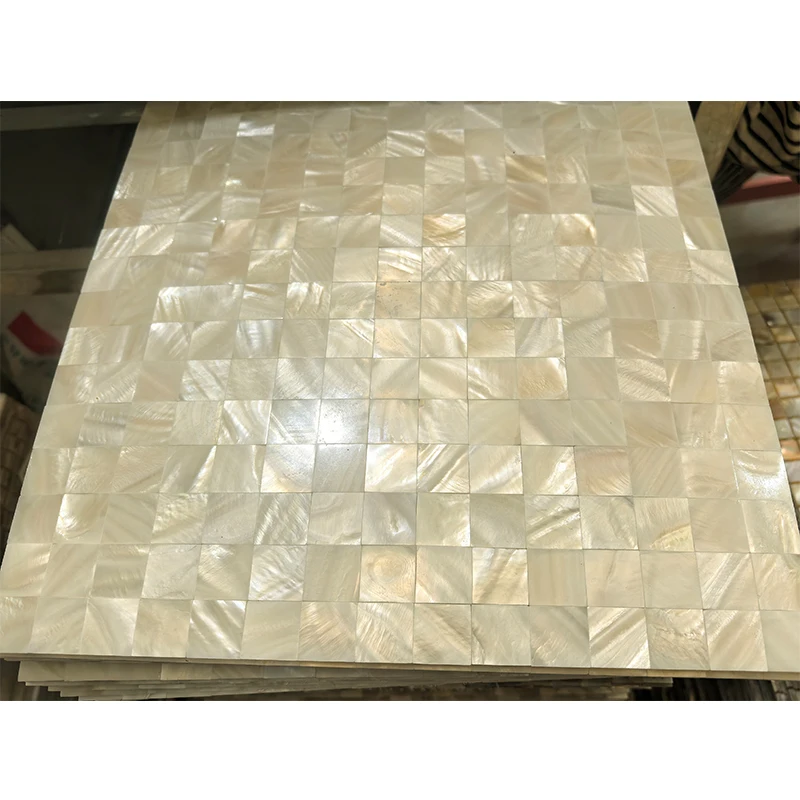 Kitchen Backsplash Shower Spa Bathroom White Natural Mother Of Pearl Brick Shell Mosaic Swimming Pool Shell Tile