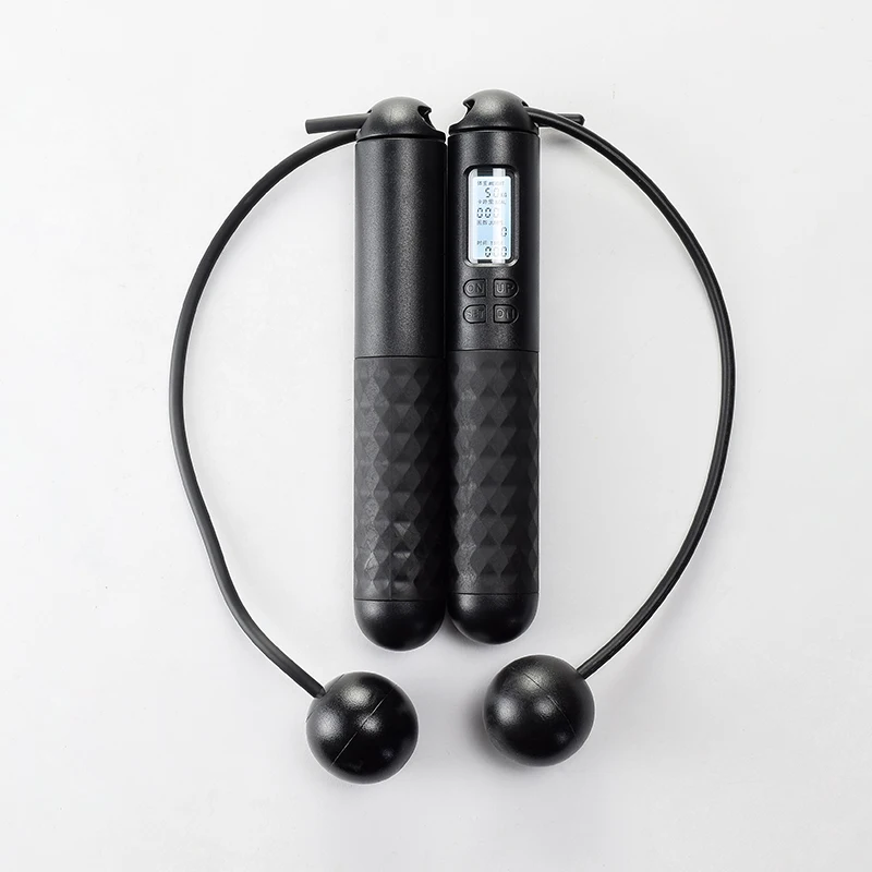 Stainless Steel Bearing Cordless Skipping Rope Home Gym Fitness Electronic Counting Smart Jump Rope