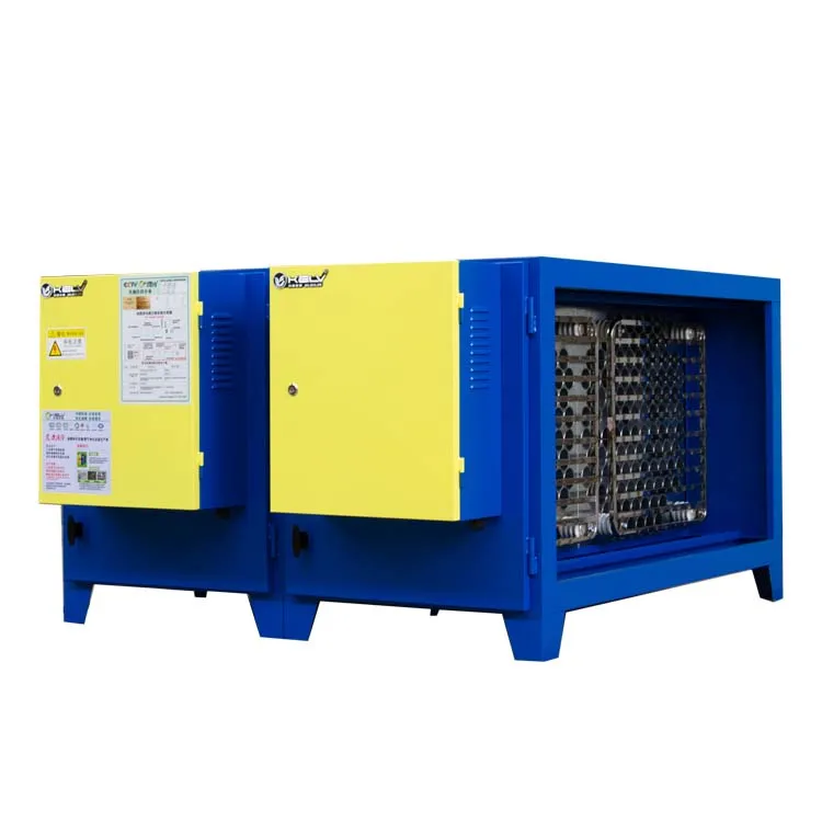 Factory ESP filter digital smokeless electrostatic cooking precipitator CE oil mist cleaner activated odor filter