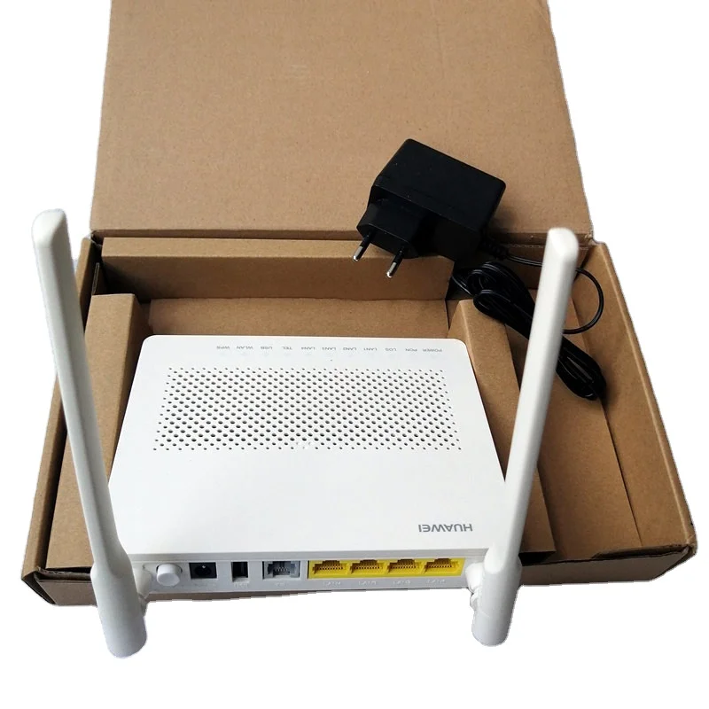 Huawei Gpon onu hg8546m 4 lan ports ,1 phone,wifi, external antenna for Huawei ZTE Fiberhome OLT