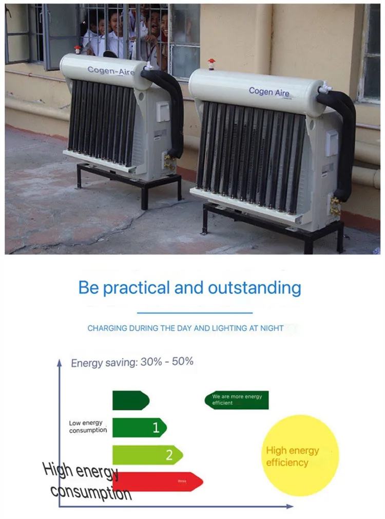 220V grid-connected energy saving 50% separate solar air conditioner