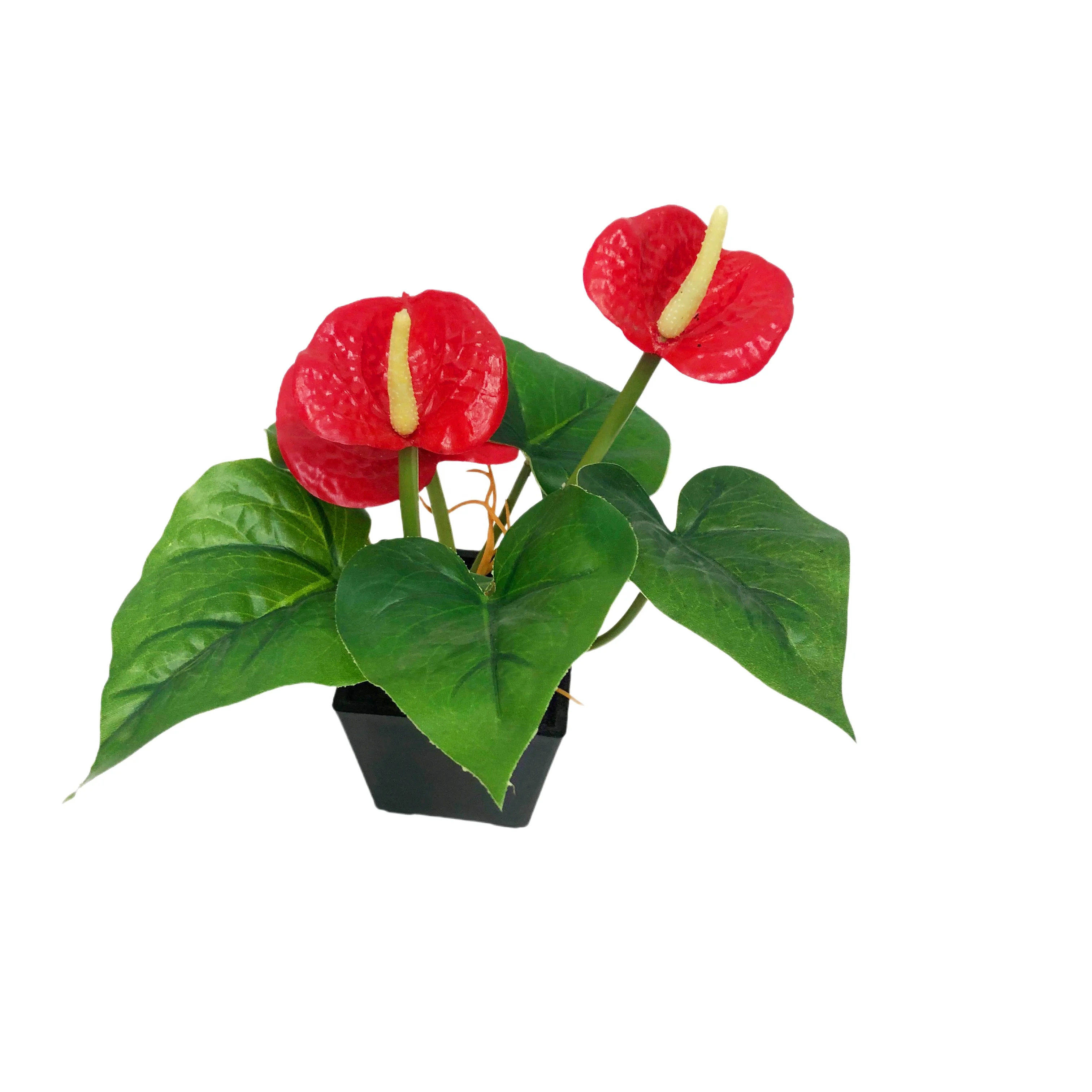 Искусственное растение антуриума бонсай