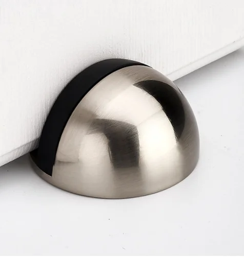 Door Stops 304 Stainless Steel Door Stopper Hidden Door Holders Catch Floor Nail-free Doorstop Furniture Hardware