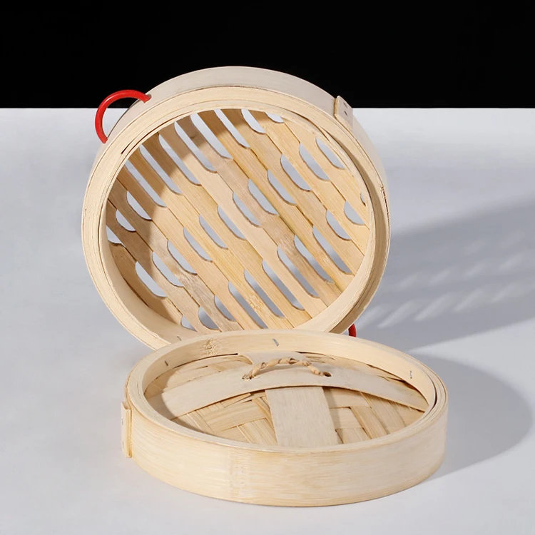 Strong And Resilient 100% Natural Bamboo 5 Inch To 12 Inch Bamboo Steamers For Sale