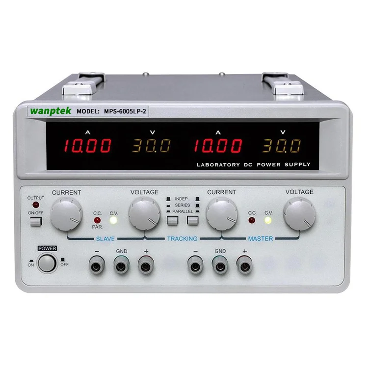 MW MPS-6005LP-2 60V 5A Двухканальный регулируемый аналоговый источник питания постоянного тока Прецизионный цифровой регулируемы