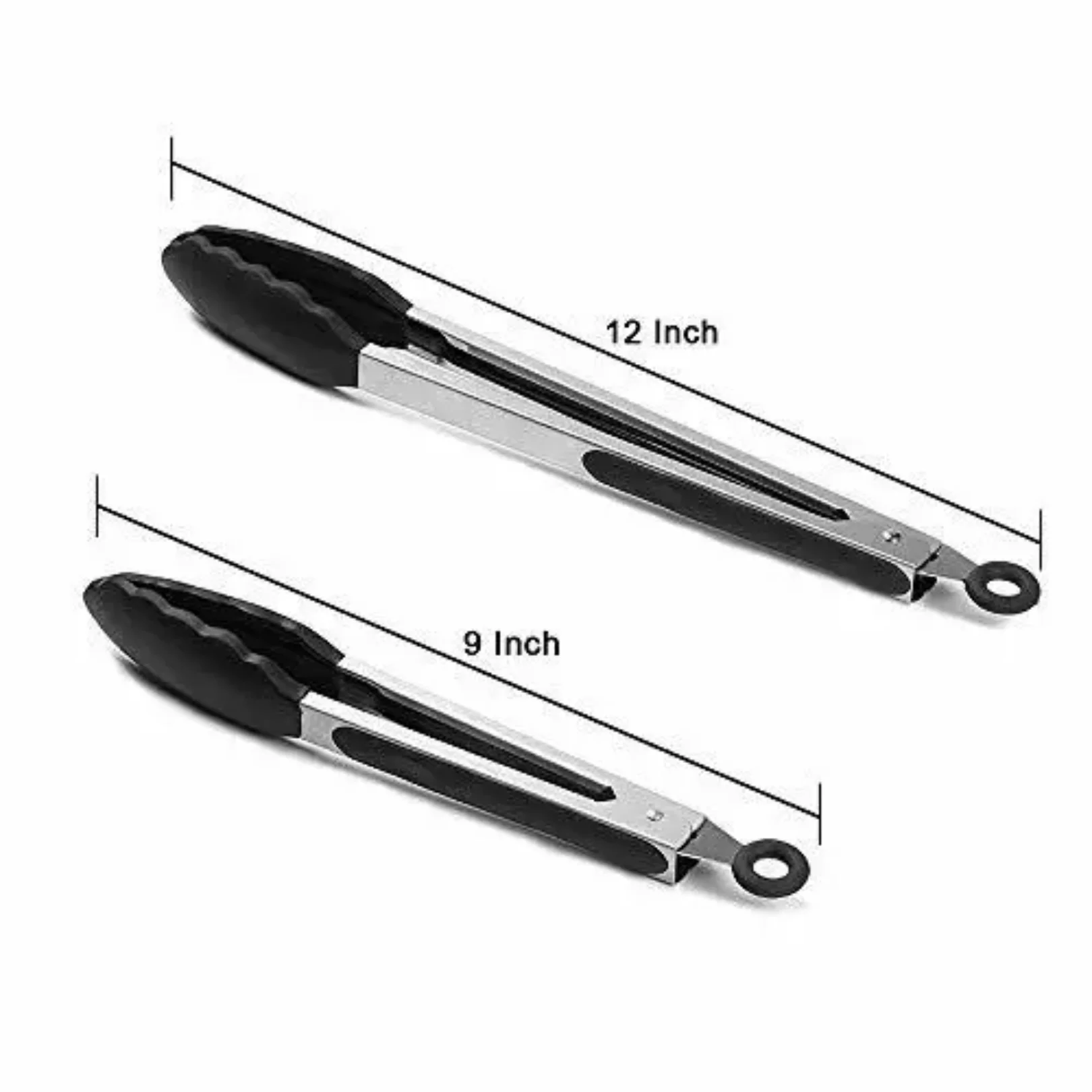 Силиконовый гаджет 9, 12 дюймов термостойкие красный силиконовые кухонные щипцы для еды набор для приготовления пищи