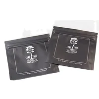 Custom Printed Cosmetic Sample Sachet 3 Side Sealed Flat Packaging Plastic Foil Pouch Bag Small Skincare CBD Oil Packaging  Bags