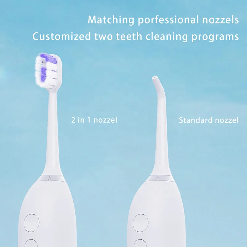 OEM Oral Hygiene Products Professional Electric Toothbrush Water Flosser 2 in 1 Oral Irrigation Equipment Home Use