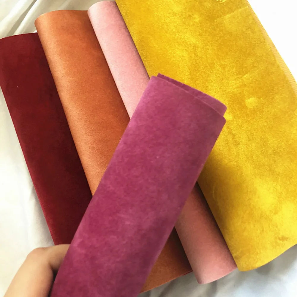 Новое поступление 2019, мягкие бархатные тканевые листы для обуви и поделок, оптовая продажа