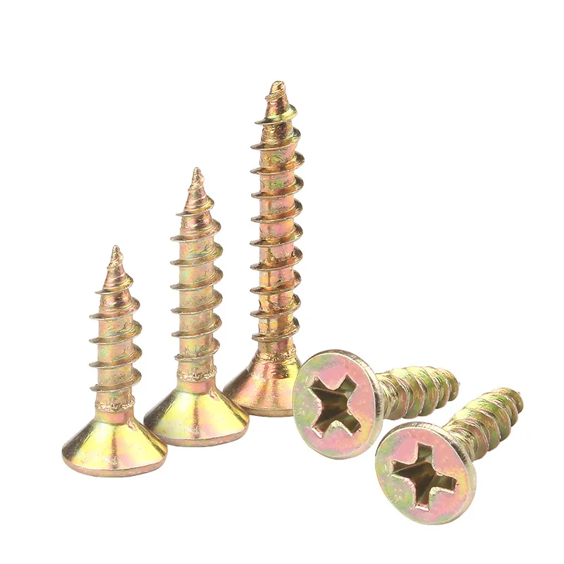Direct factory price DIN 7505 Chipboard screw MDF screw Carbon steel for Industry