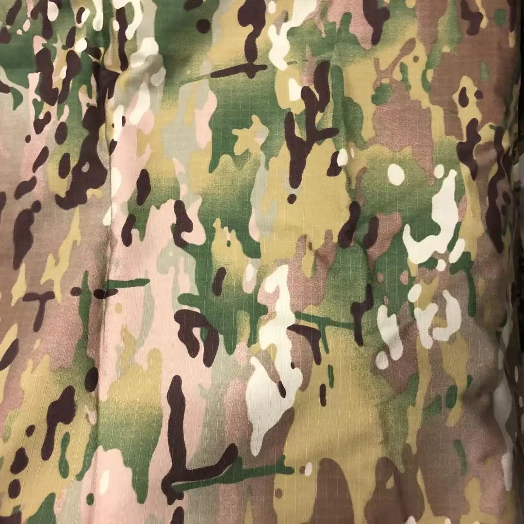 STOCK NYLON COTTON  rip stop camouflage printing fabric