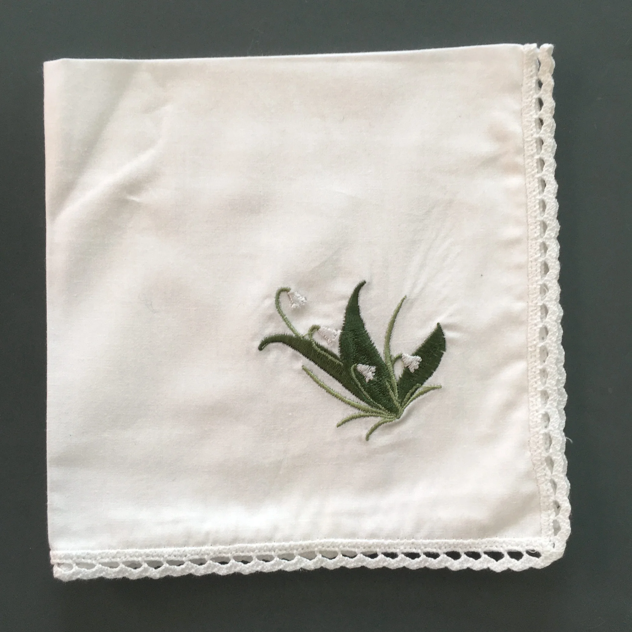 factory price cotton fabric inwrought handkerchief