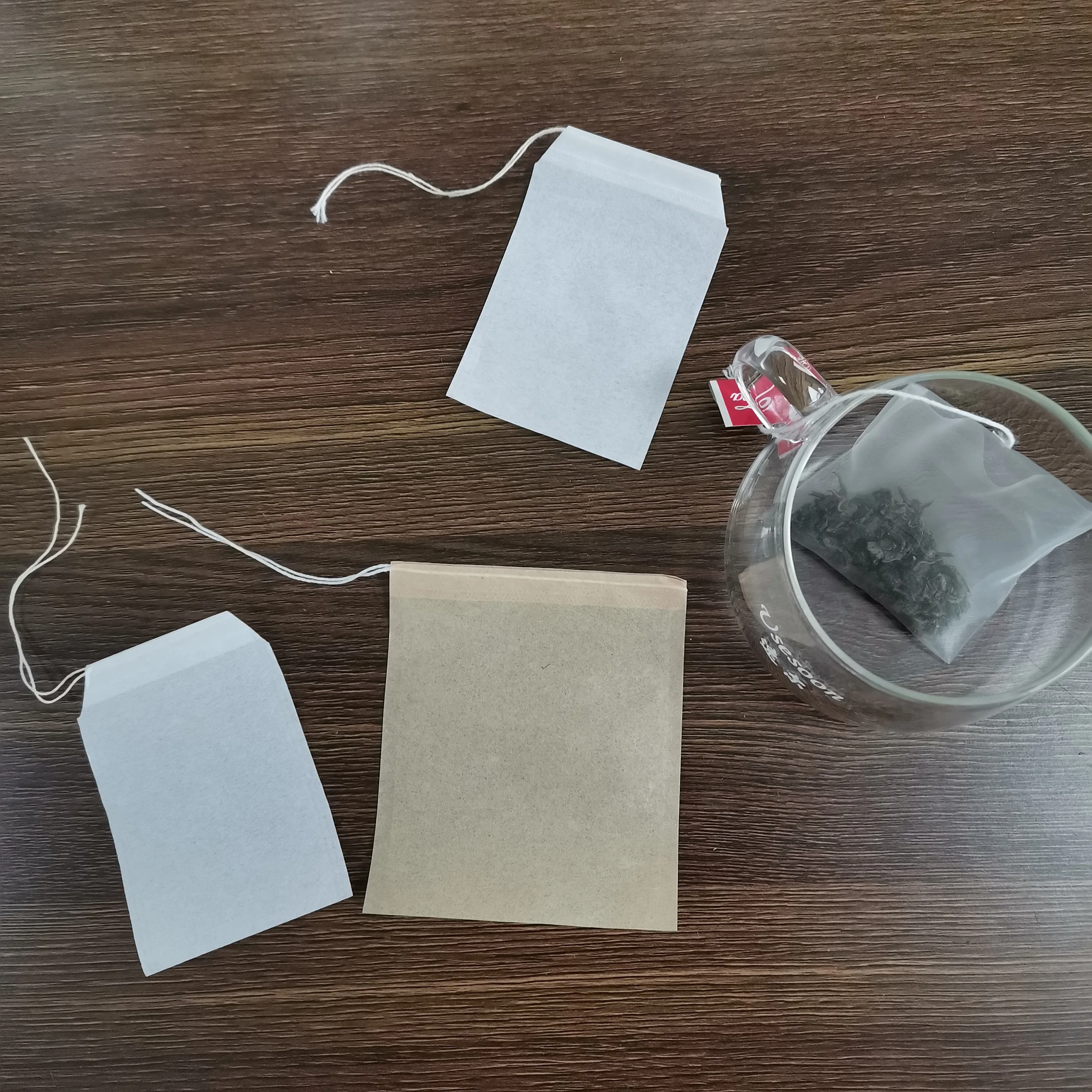 High quality heat seal white wood pulp and abaca pulp filter paper for tea bags