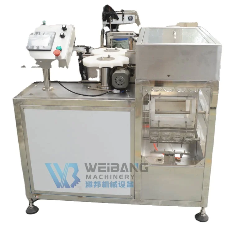 Automatic glass jar Plastic Container cosmetic line bottle washer