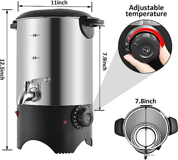 5L Home use Candle Maker Electric Candle Melting Machine Soy Wax Melter For Diy Candle Making