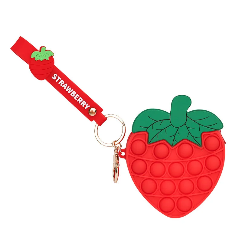 Pop Fidget Toys Keychain Its for Kids Adults Mini Push Bubble Pops Bulk Sensory Toys