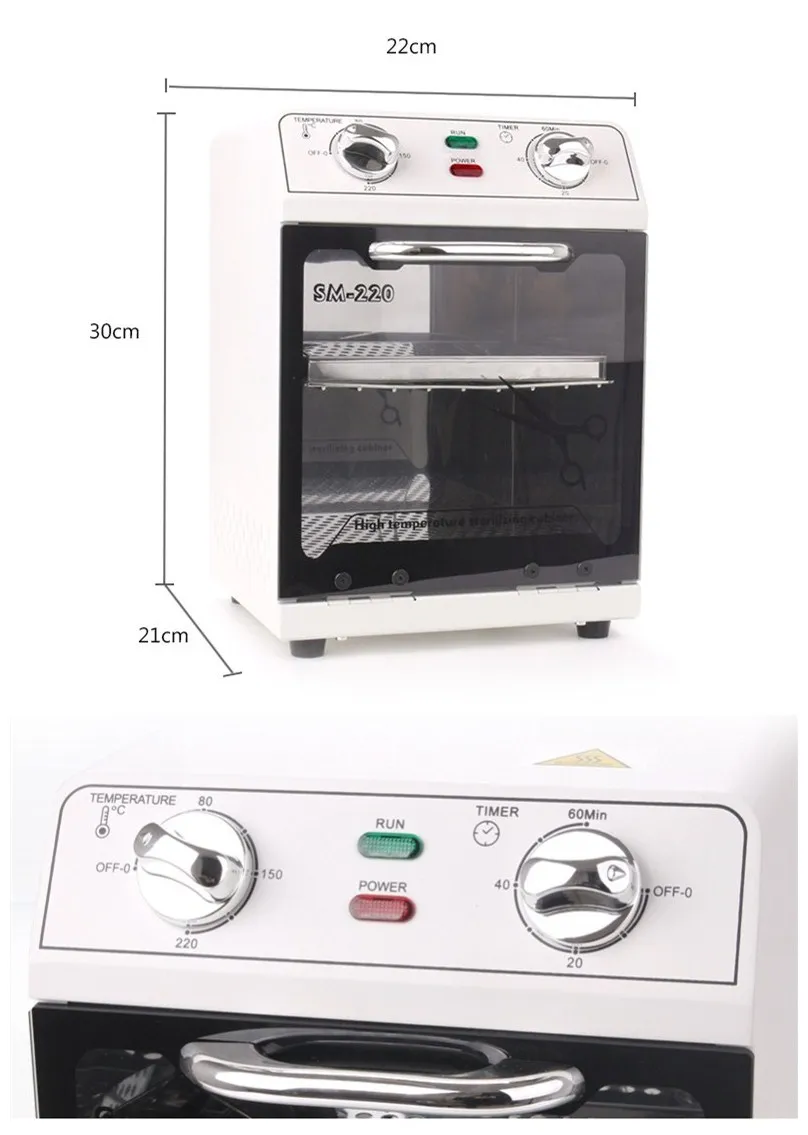 2023 high temperature sterilizer disinfection cabinet tweezers scissors beauty nail tools office  home sanitizing box