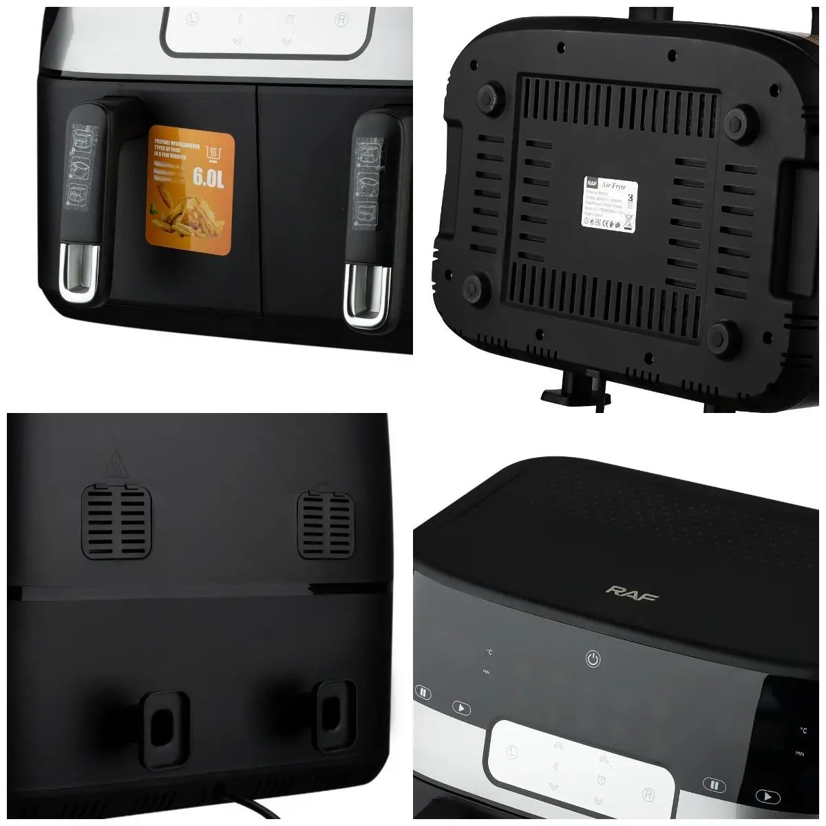In stock 12L digital accessoires  foodi 76l dual zone air fryer accessoire  air fryer dual 95 air fryer flexi drawer