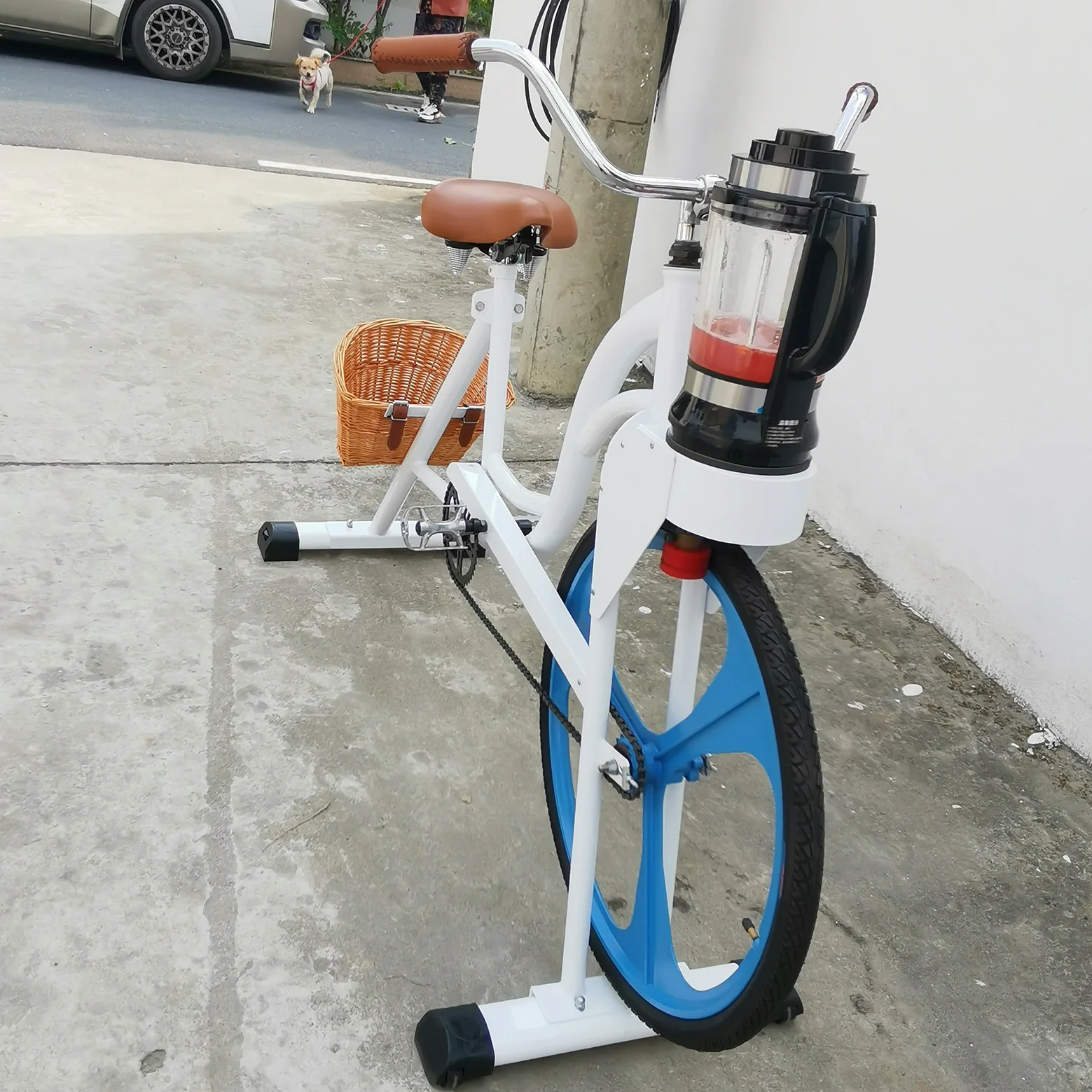 EXI  newest style spinning bike pedals/exercise pedal pitcher juicer bike for physical therapy