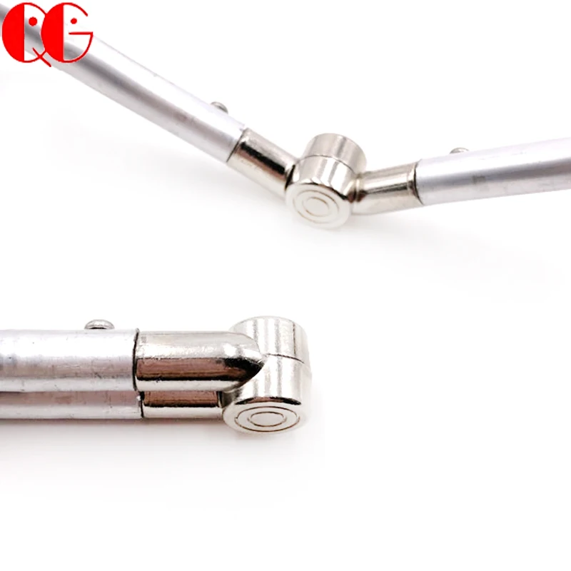 Crafts DIY Projects Tubular U-Shaped Bag Handle Inner Clasp Lock high quality handbag metal Aluminum clutch frame Metal bag