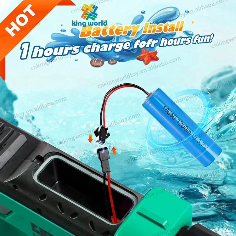 Wholesale 2024 Gun Water Electric for Kids 32 FT Automatic Water Gun Electric Pool Summer Outdoor Toys 800CC High Capacity