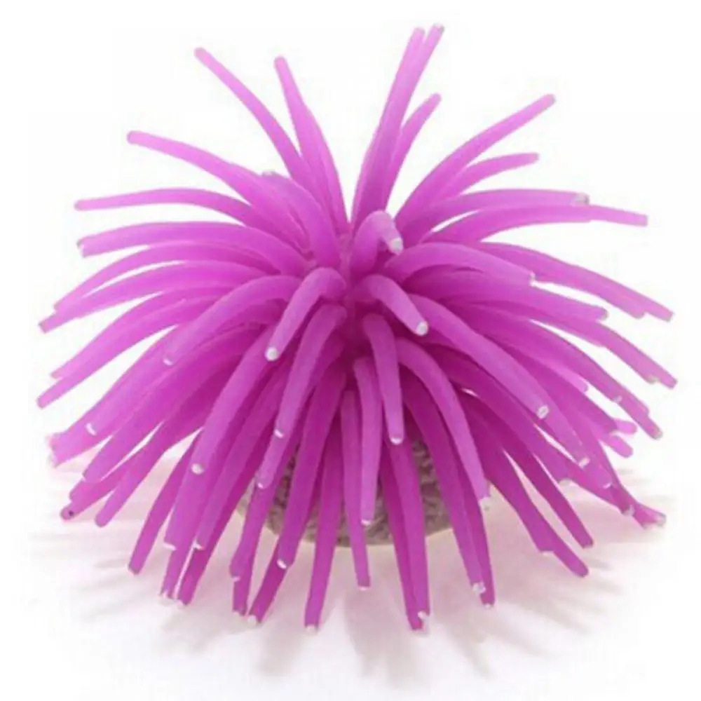 
Fish Tank Aquarium Decoration Artificial Silicone Sea Anemone Fish Tank Coral 