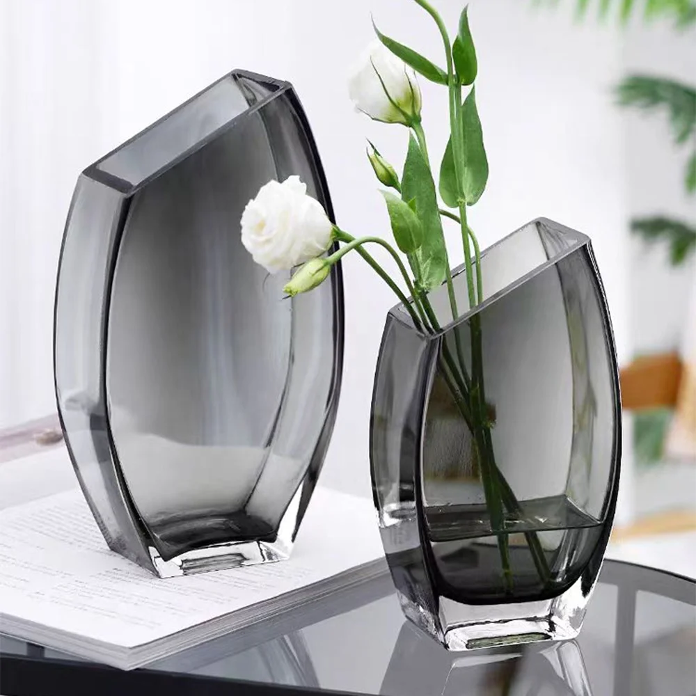 Foryoudecor Reusable Transparent Decorative Vase Small Glass Vases For Home Decor Centerpieces