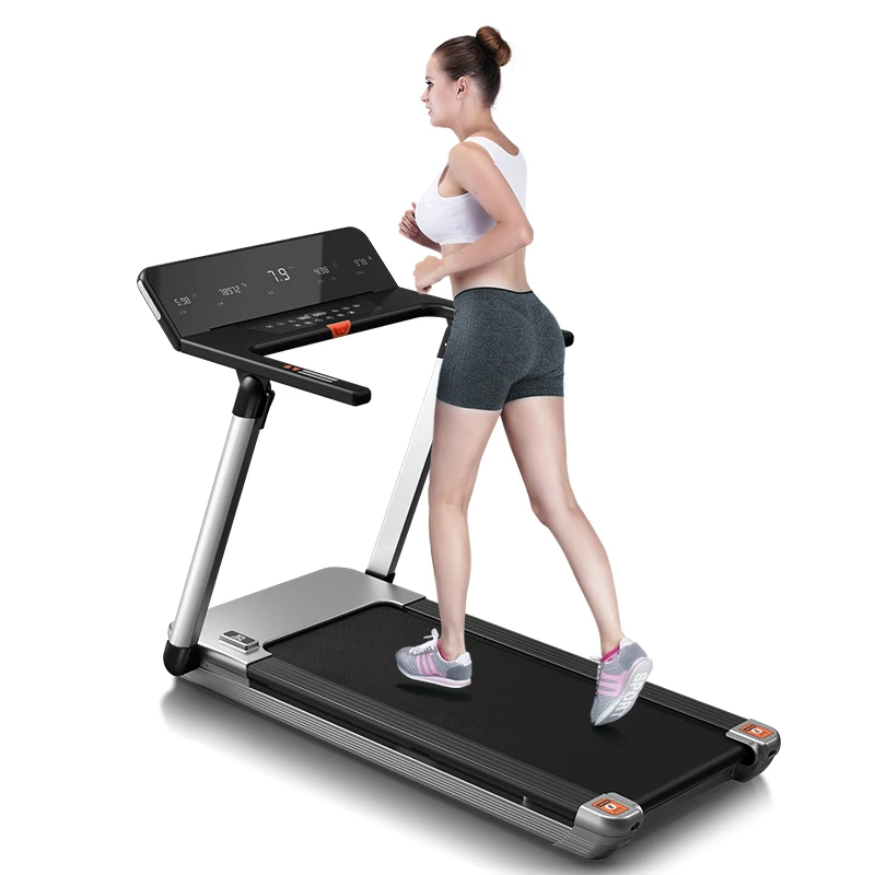 YPOO super shock absorption super folding electric treadmill fitness mini running machine with  YPOOFIT APP