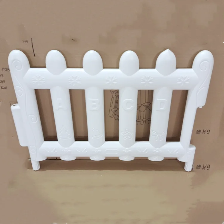 Durable white indoor outdoor soft play white fence safety gate rental kid soft play area fence playground white fence soft play