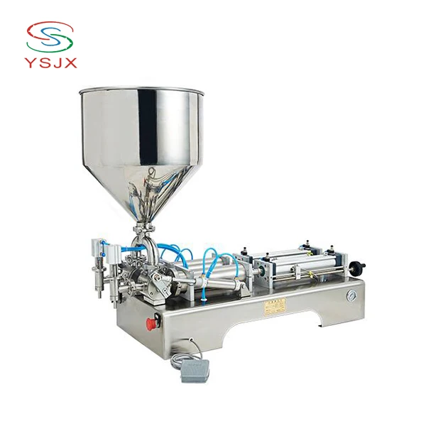 
small business honey/chili sauce /tomato sauce volumetric paste filling machine 
