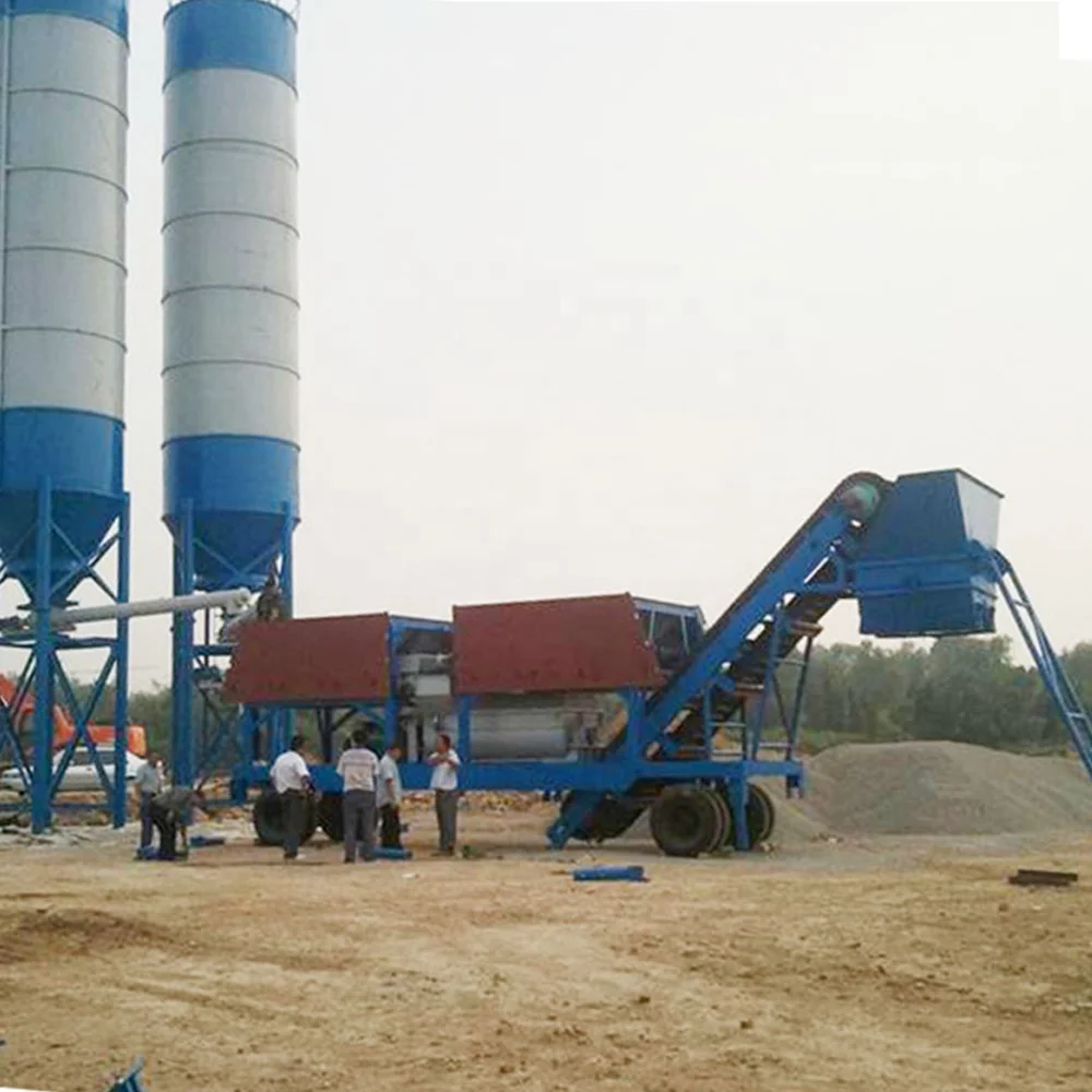 March Expo Selected low price WCB300 mobile stabilized soil mixing plant for sale India