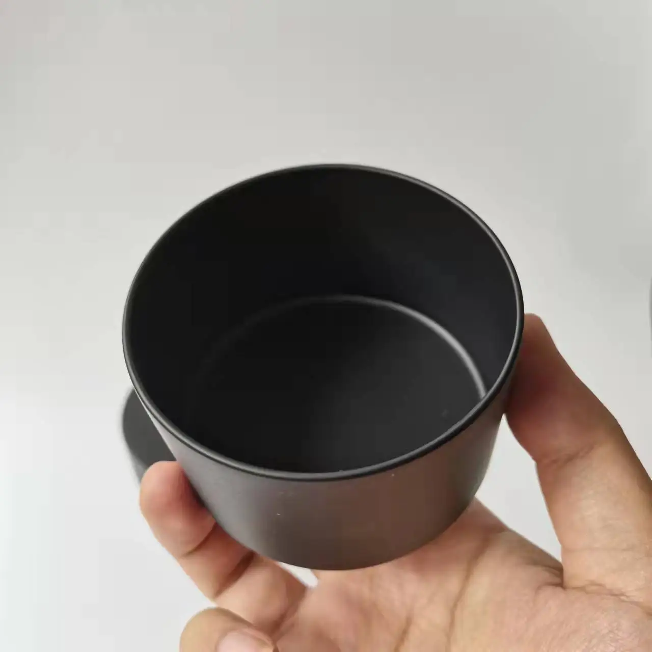 8 oz matte black silver tin can round gold tin can manufacture metal tin jars