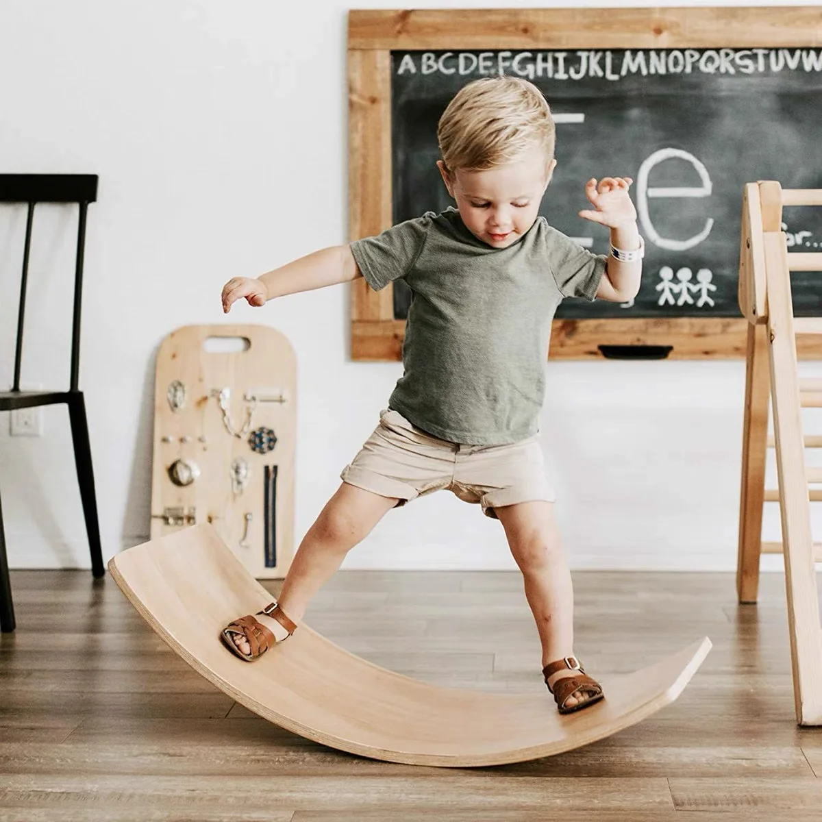 Children Balance Board Smart Board Sense Training Equipment Bending Seesaw Indoor Toys Balance Beam Variety