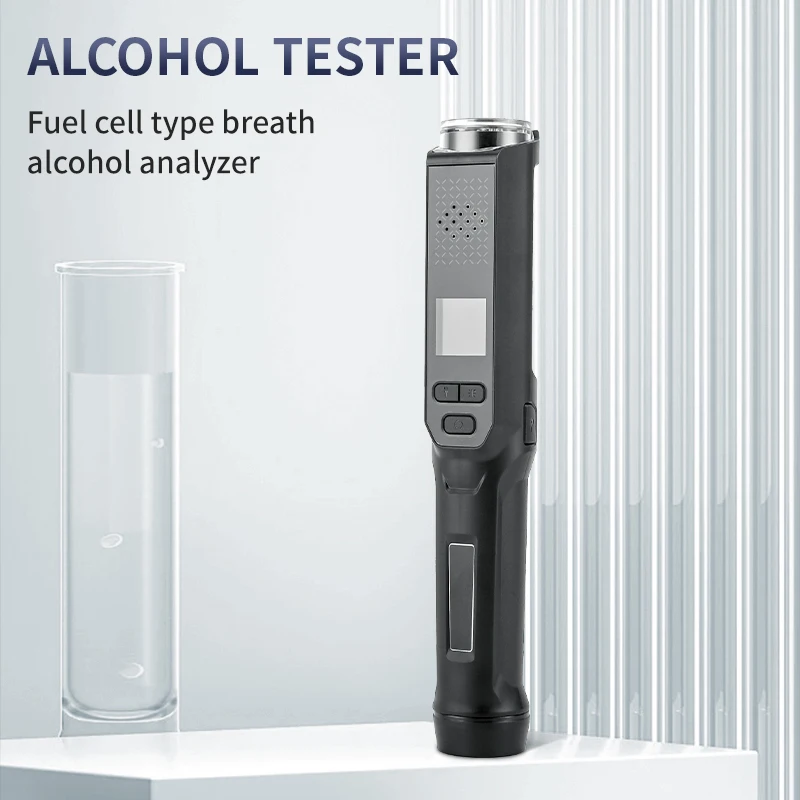 OEM Available Fuel Cell Sensor Professional Alcohol Tester Exhaled Gas Alcohol Tester Breath Analyzer