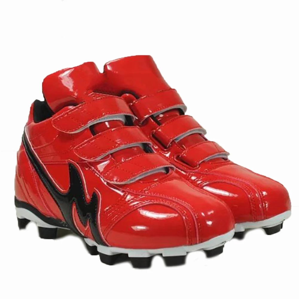 FREE SAMPLE  Kids adults professional spikes baseball shoes men women competition microfiber Magic Tape closure Softball shoes