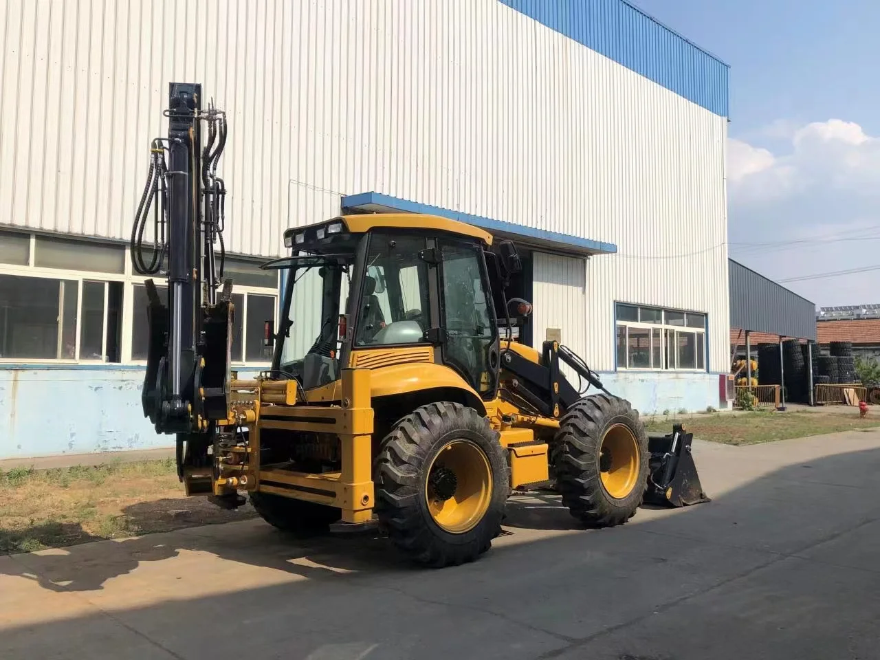 Four Wheel Steering Loader 388H Construction Equipment Hot Selling Backhoe Loader