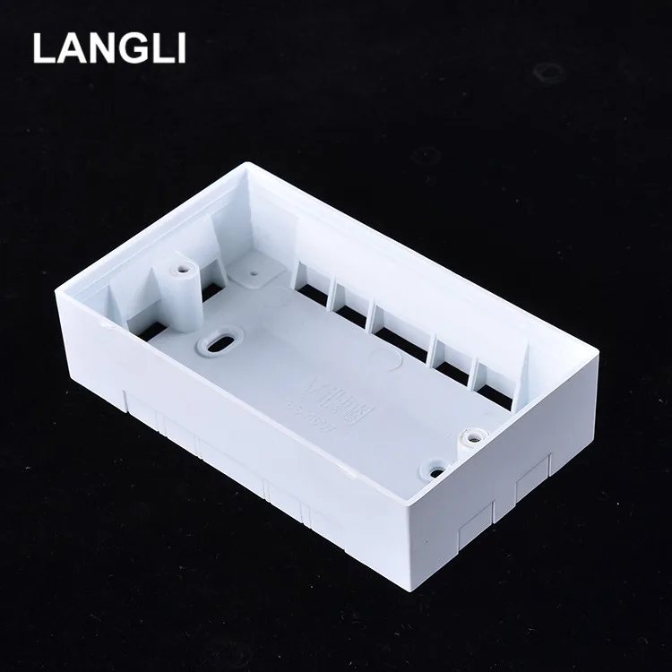 Support Custom Embedded PVC Switch Box Home Furnishing Wall Socket Bottom Box