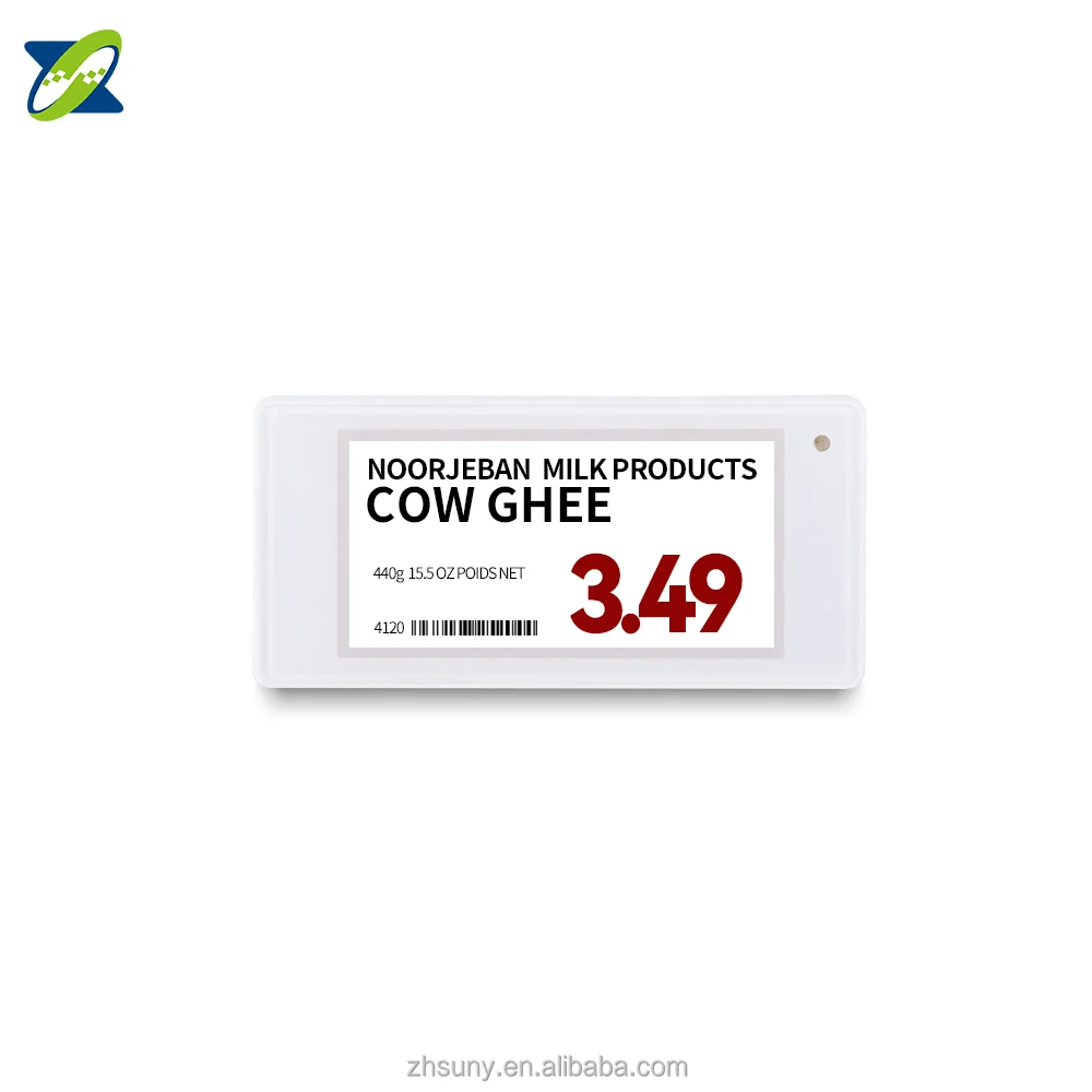 2.13 inch ESL Demo Kit Smart Shelf Wireless digital shelf labels For Supermarket